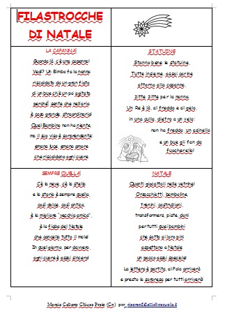 Poesie Di Natale In Inglese Per Bambini Scuola Primaria.Lavoretti E Attivita Per Il Natale Ed Il Periodo Natalizio A Scuola
